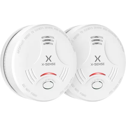 X-Sense SD11 - Smoke alarm with 10-year sealed battery, pack of 2