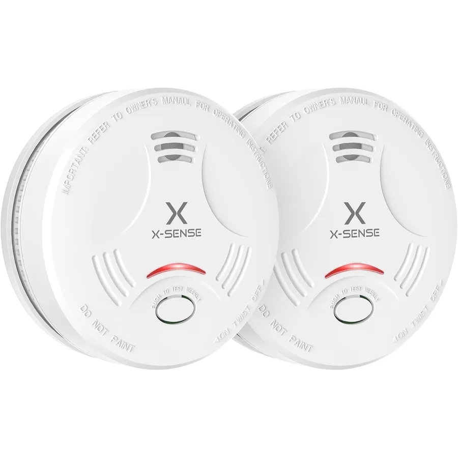 X-Sense SD11 - Smoke alarm with 10-year sealed battery, pack of 2