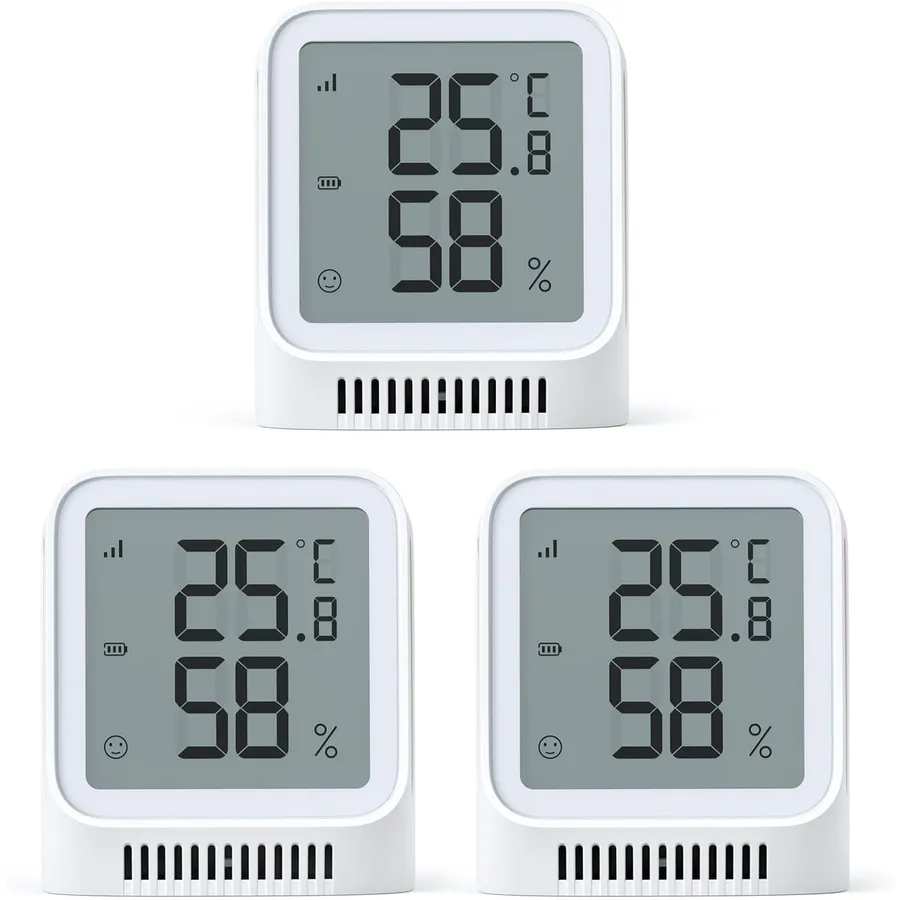 X-Sense STH0A - Thermo-hygrometer with 2.7-inch display, pack of 3