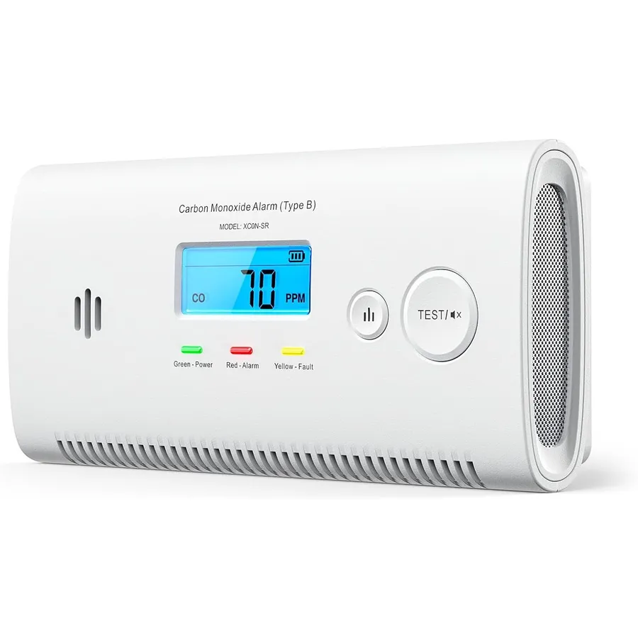 X-Sense XC0N-SR - Portable CO alarm for home, caravans and boats, single unit